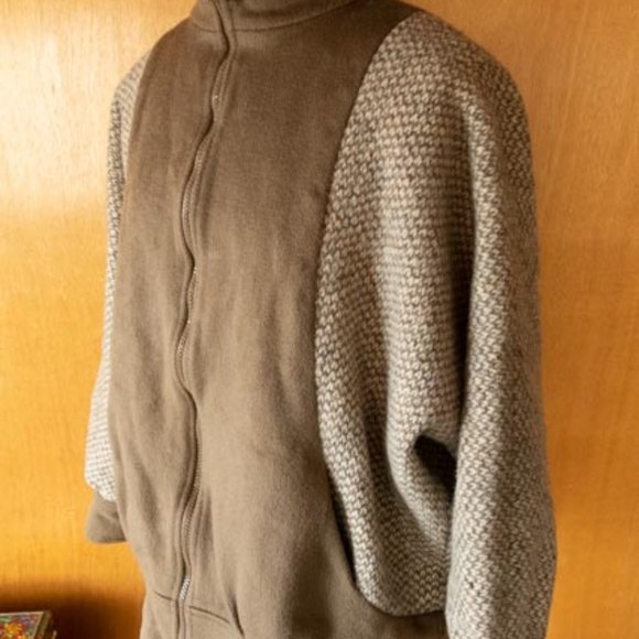 George David Fashions Made in USA by IGLWU 100% Wool Brown Tan Jacket womens XL - Picture 4 of 13